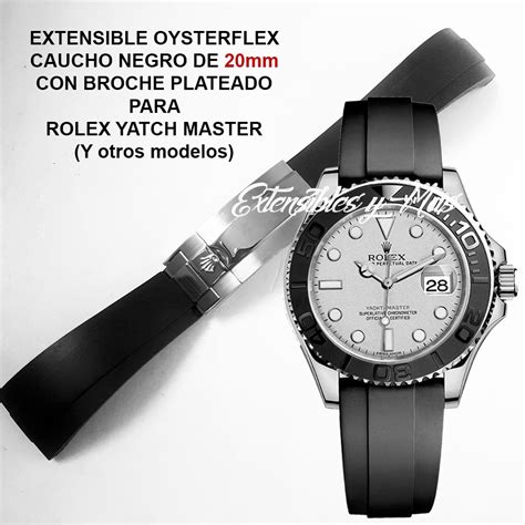 rolex correa caucho|Oysterflex de Rolex: nace la primera correa .